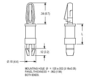 56 Series: .125 Board Hole x .125 Chassis Hole